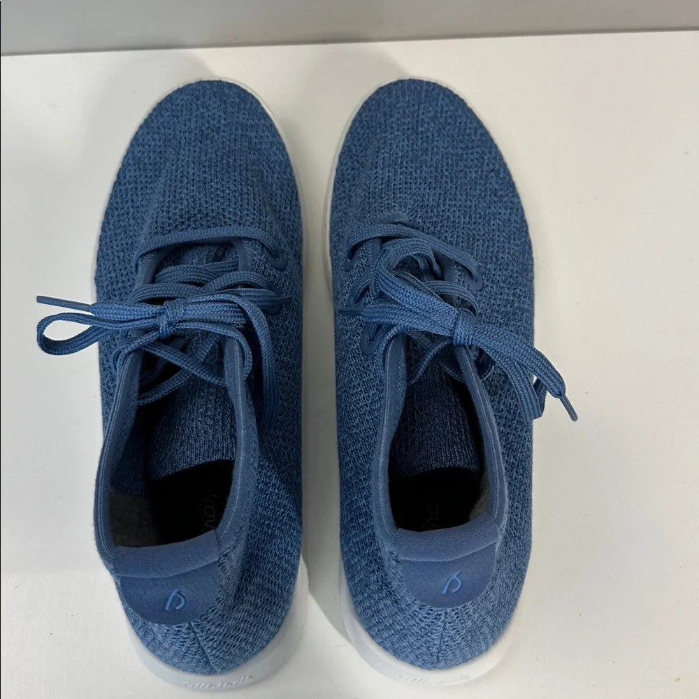 Allbirds Men’s Tree Toppers Nikau Saphire (White‎ Sole) Size 10